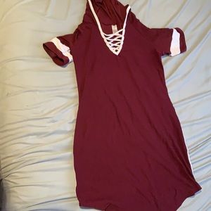 Maroon dress